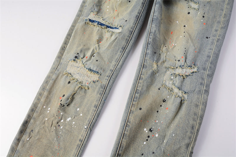 PURPLE  Fashion Jeans 9071