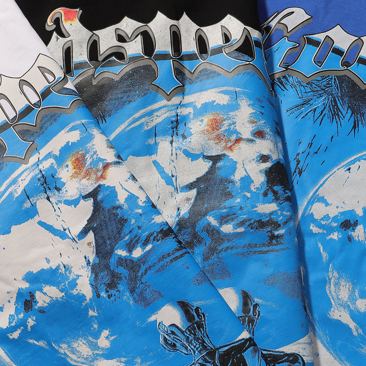 Godspeed T-shirts Tech Man Earth Printing Cotton Casual Short Sleeves Men and Women