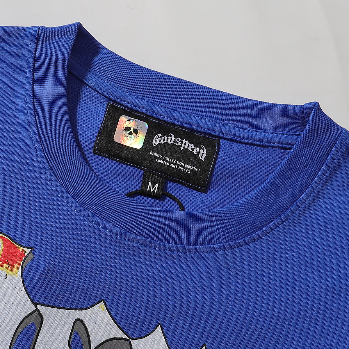 Godspeed T-shirts Tech Man Earth Printing Cotton Casual Short Sleeves Men and Women