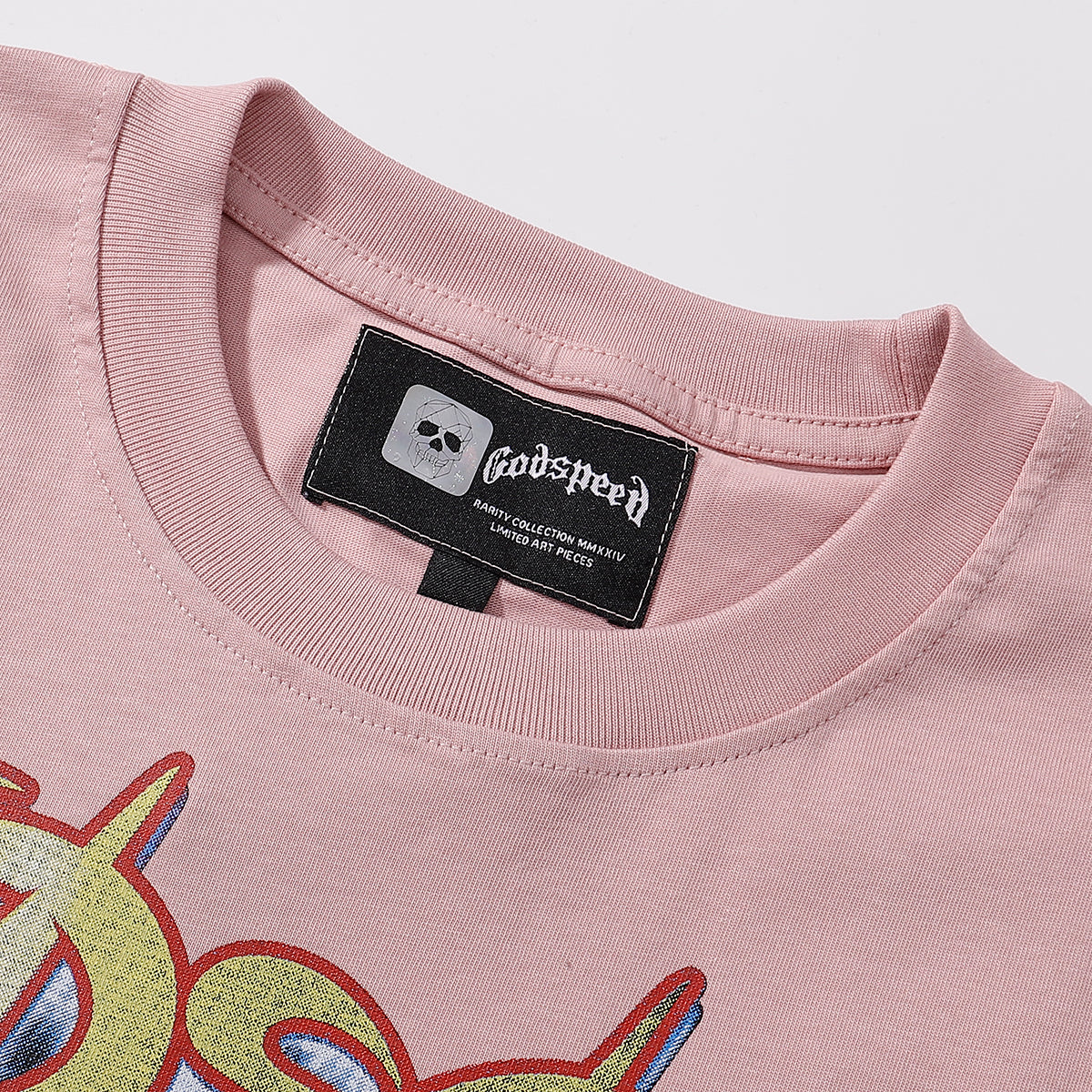 Godspeed T-shirts Skull Racing Printed Cotton Casual Short Sleeves Men and Women