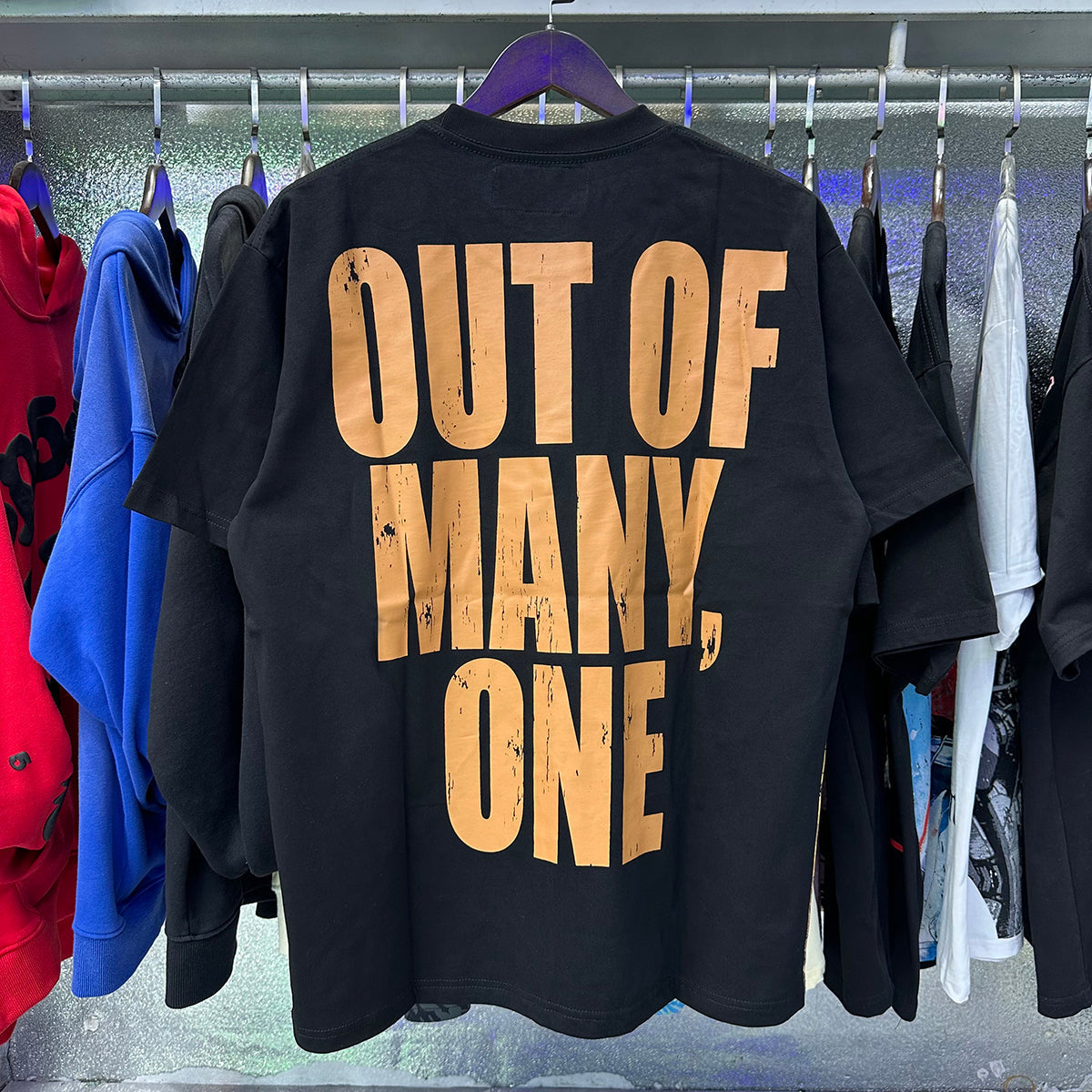 Godspeed T-shirts Skull Bee Sunflower Print Cotton Short Sleeve Men and Women