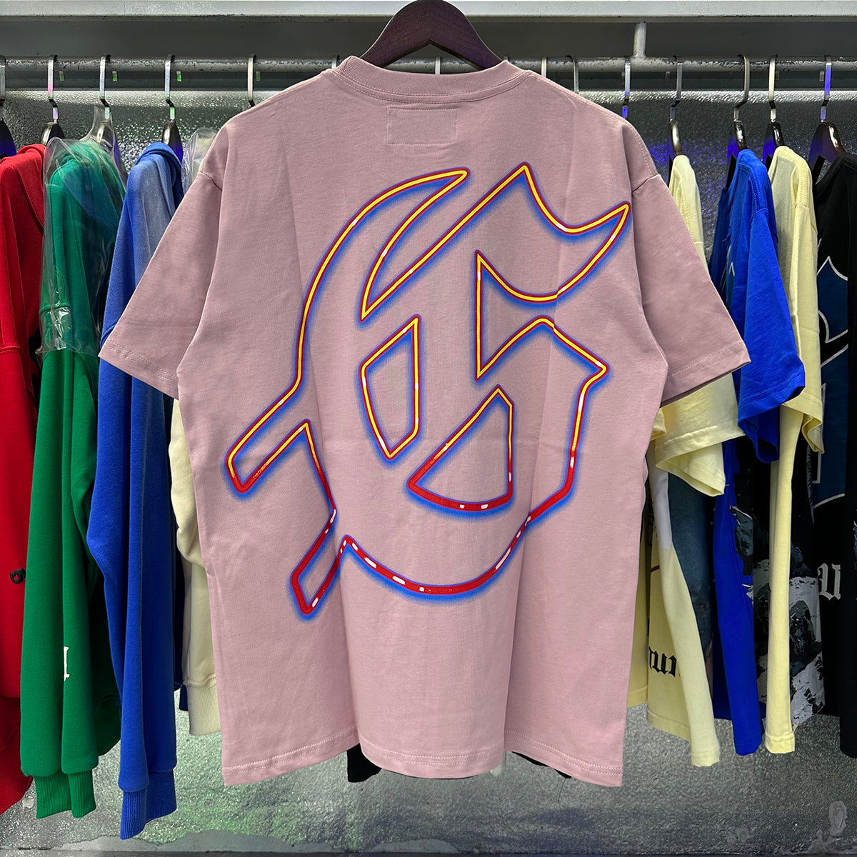 Godspeed T-shirts Skull Racing Printed Cotton Casual Short Sleeves Men and Women